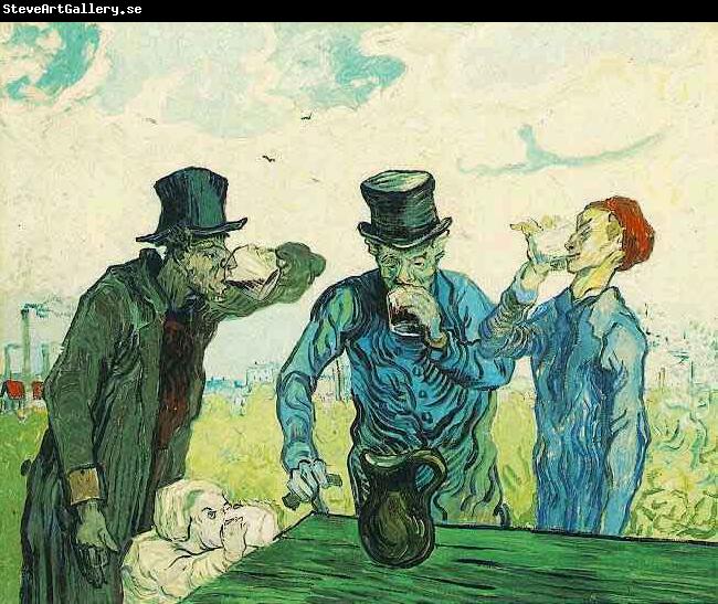 Vincent Van Gogh the Drinkers